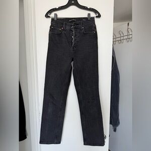 Denim Forum Arlo High Rise Straight Jeans